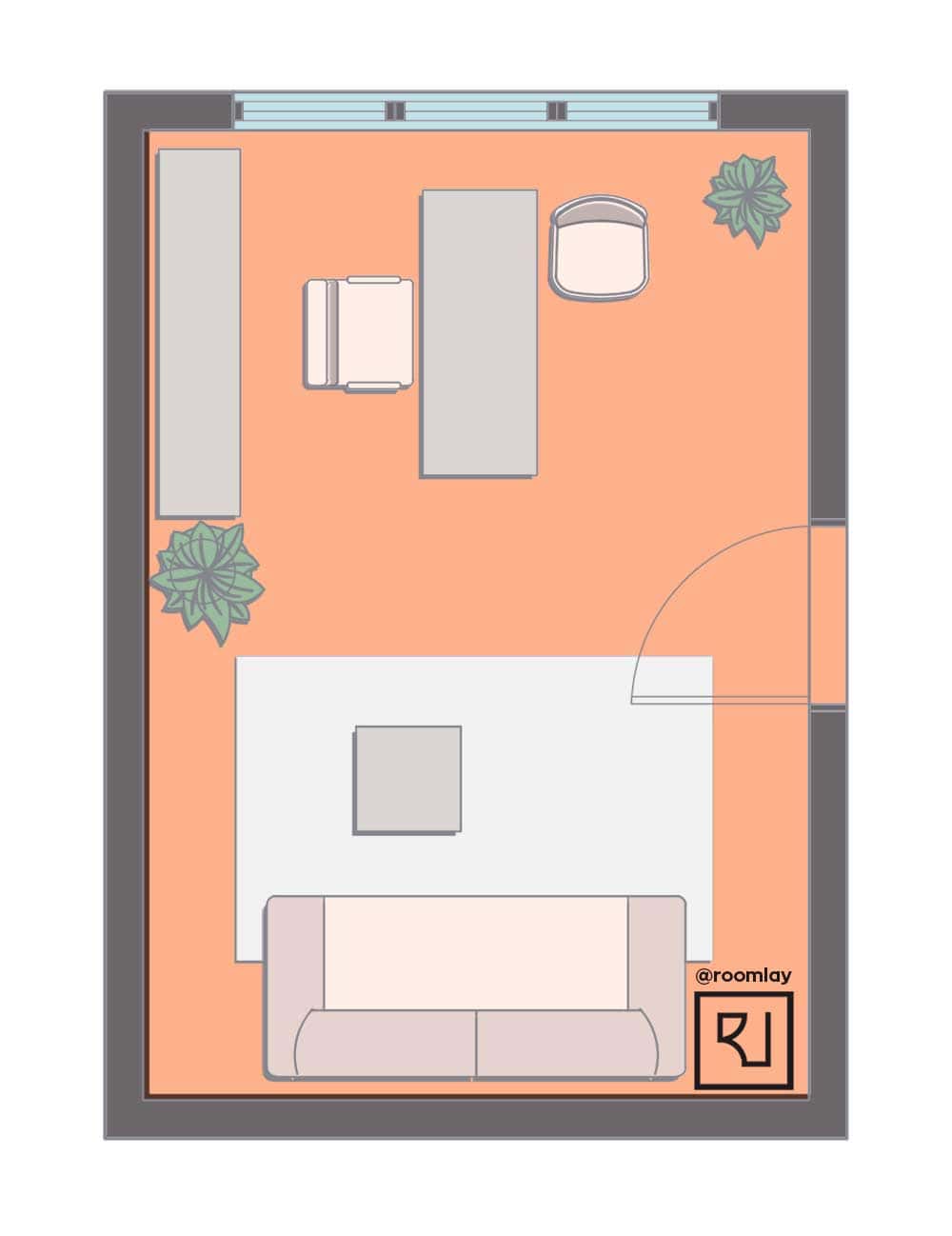 8 Home Office Layout: Designed in Industrial Style - Roomlay