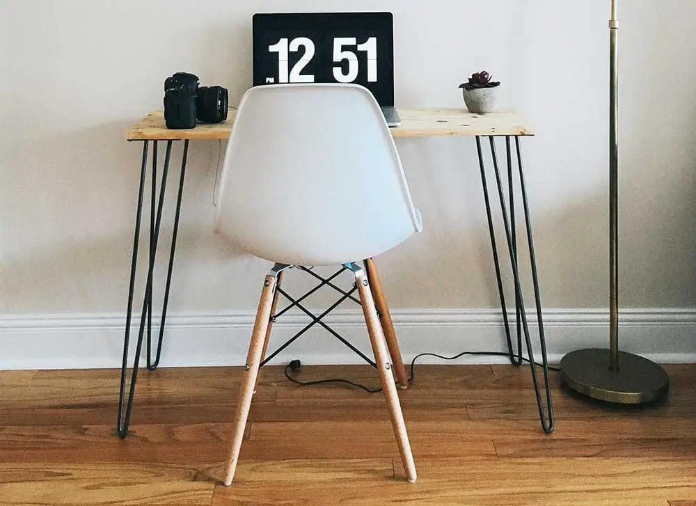 mid-century modern home office