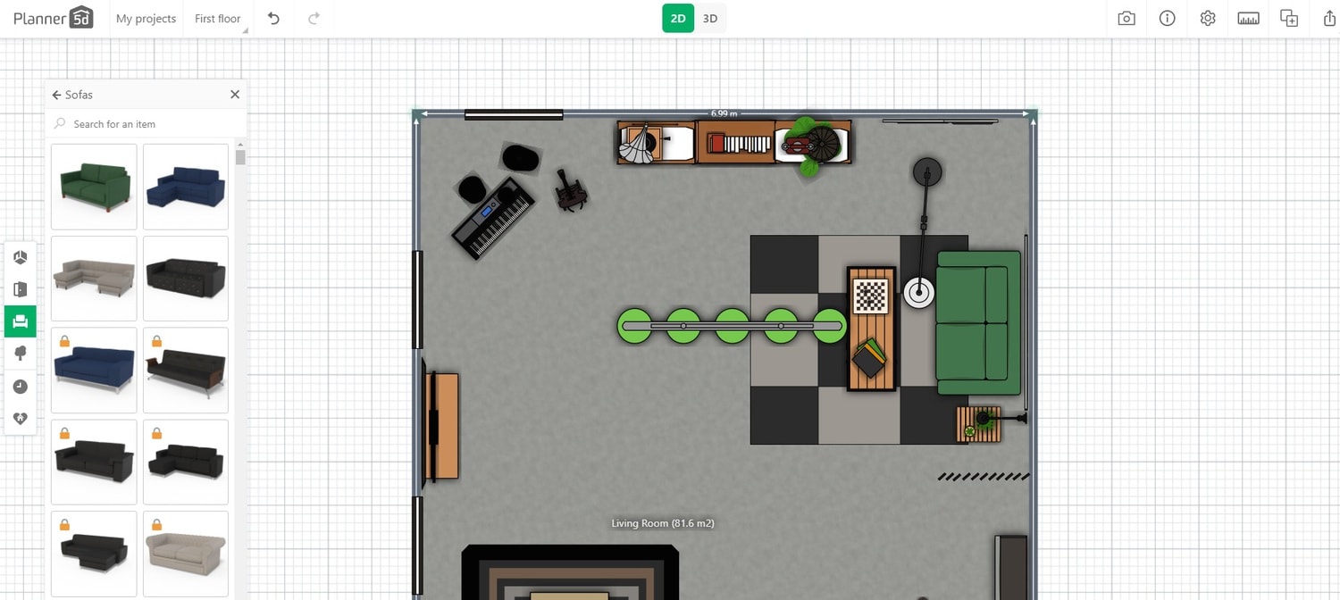 Online Tools for Planning A Space in 3D
