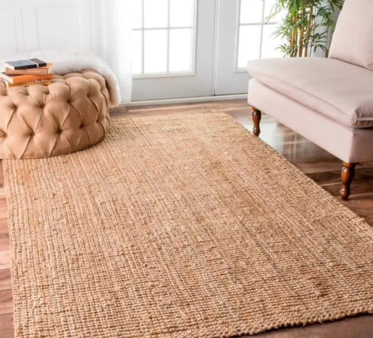 bohemian style jute rug