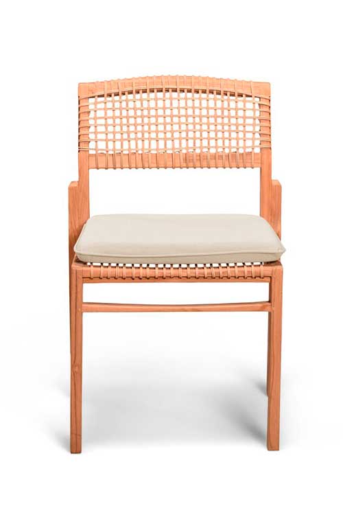 Boho upholstered dining chair