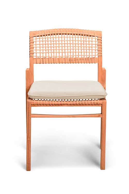 Boho upholstered dining chair