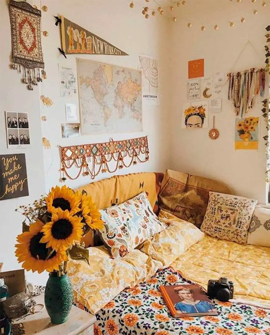 cozy orange room example