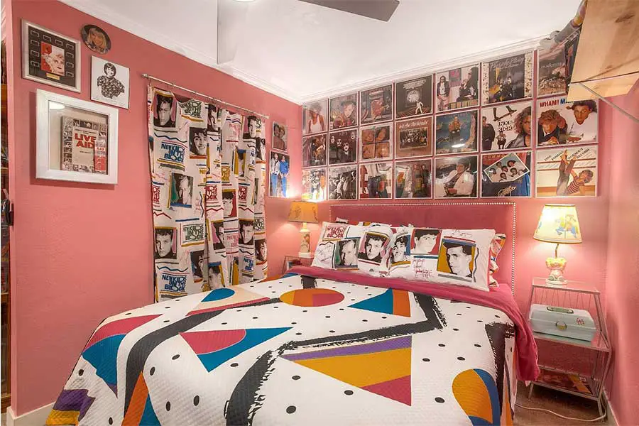 artistic pink bedroom inspiration