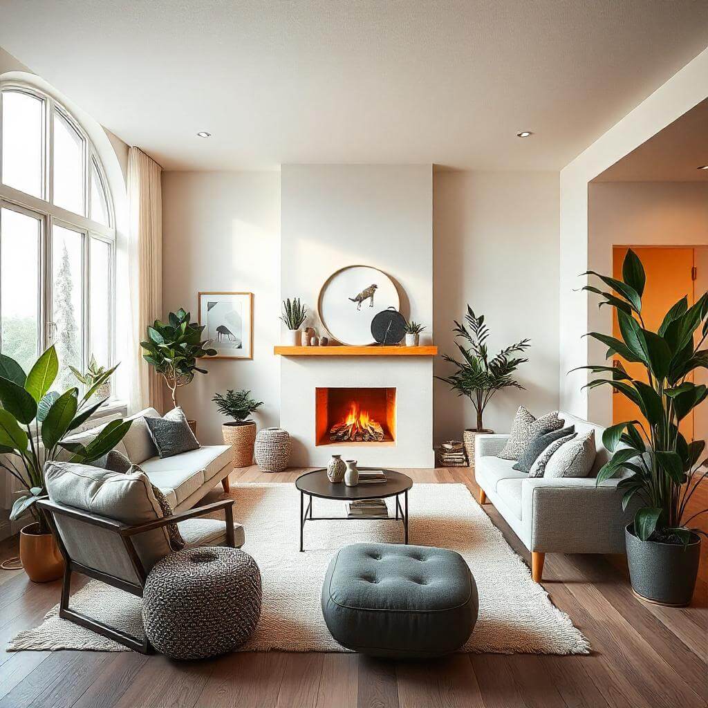 living room focal point