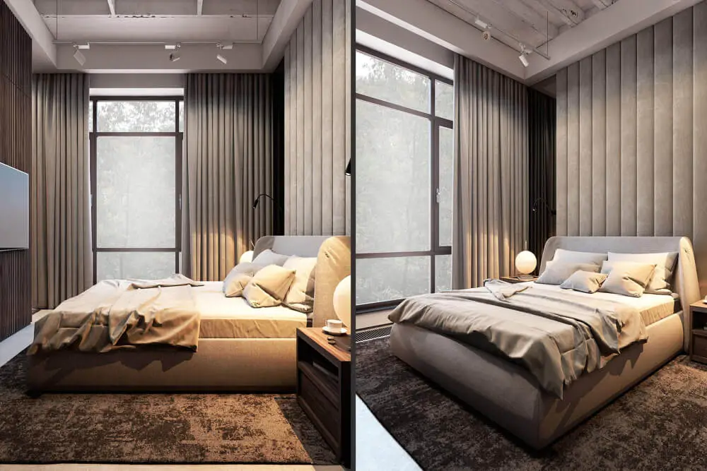 Double bed ve King size bed