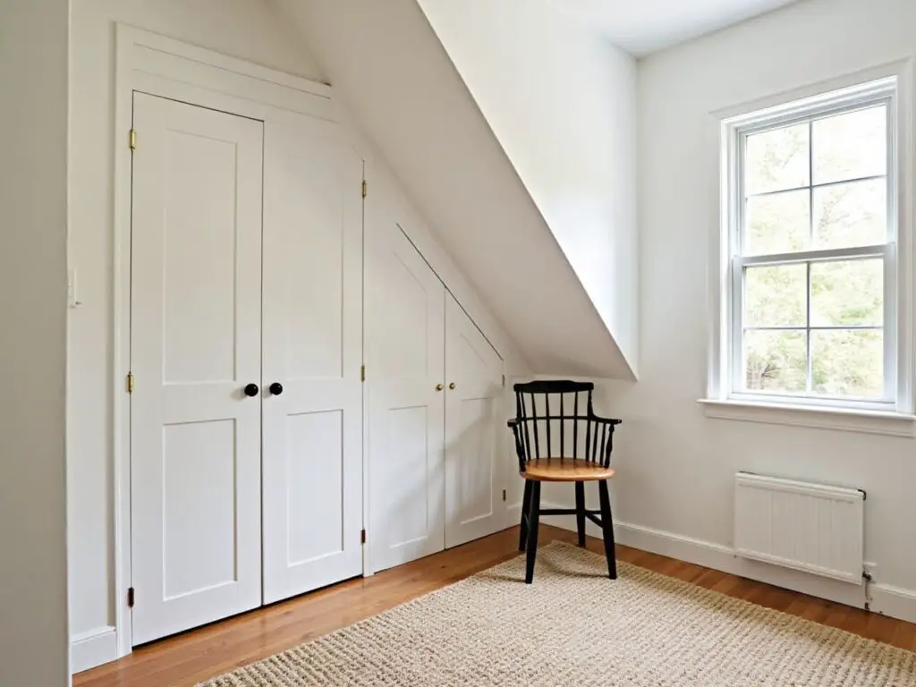 attic with storage