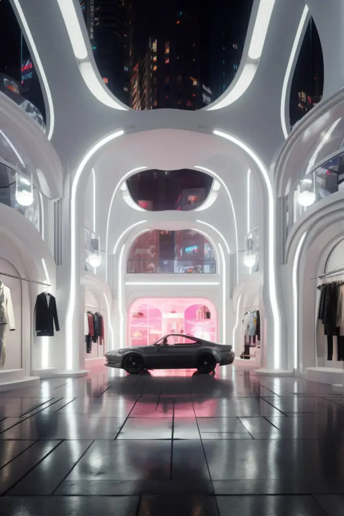 car showroom layout design