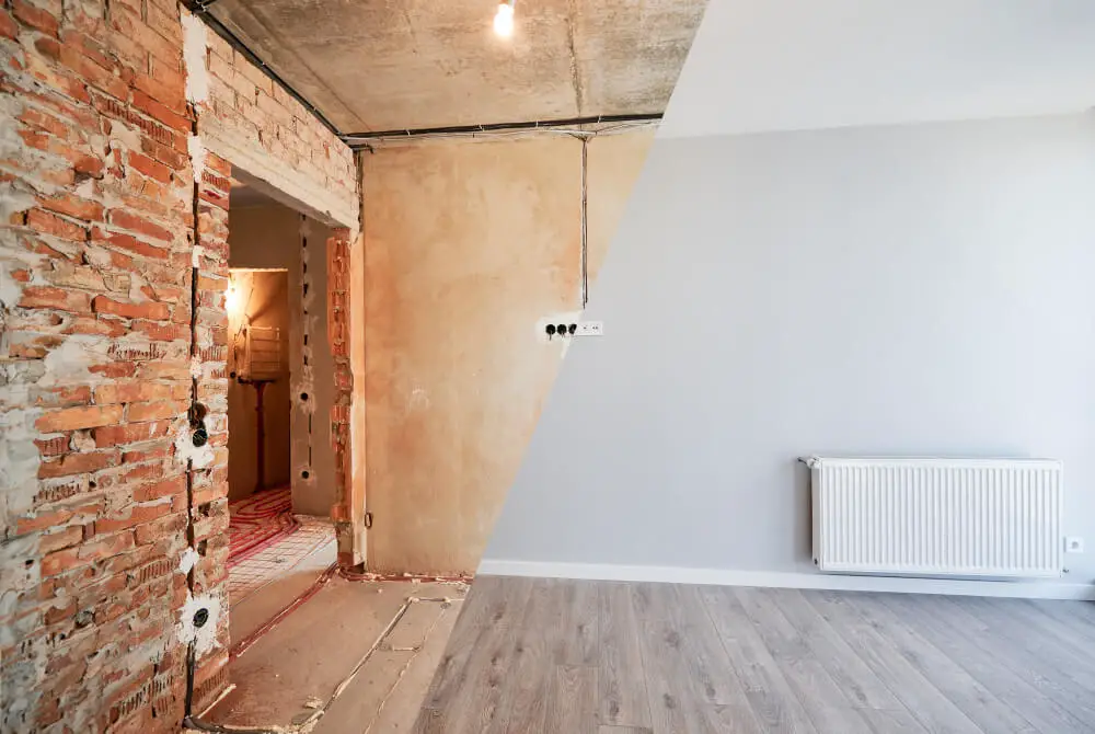 unfinished renovation