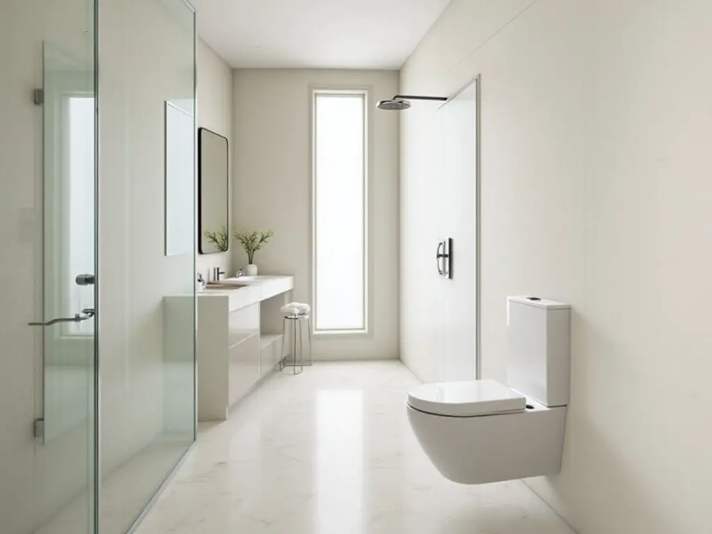 flush access door in bahroom covering