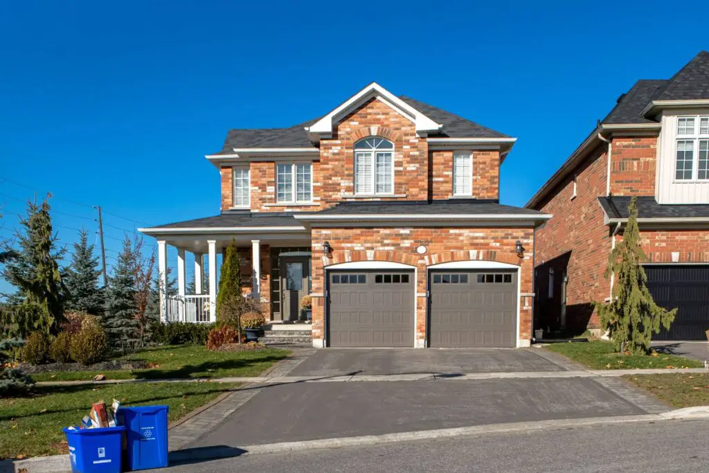 exterior brick home