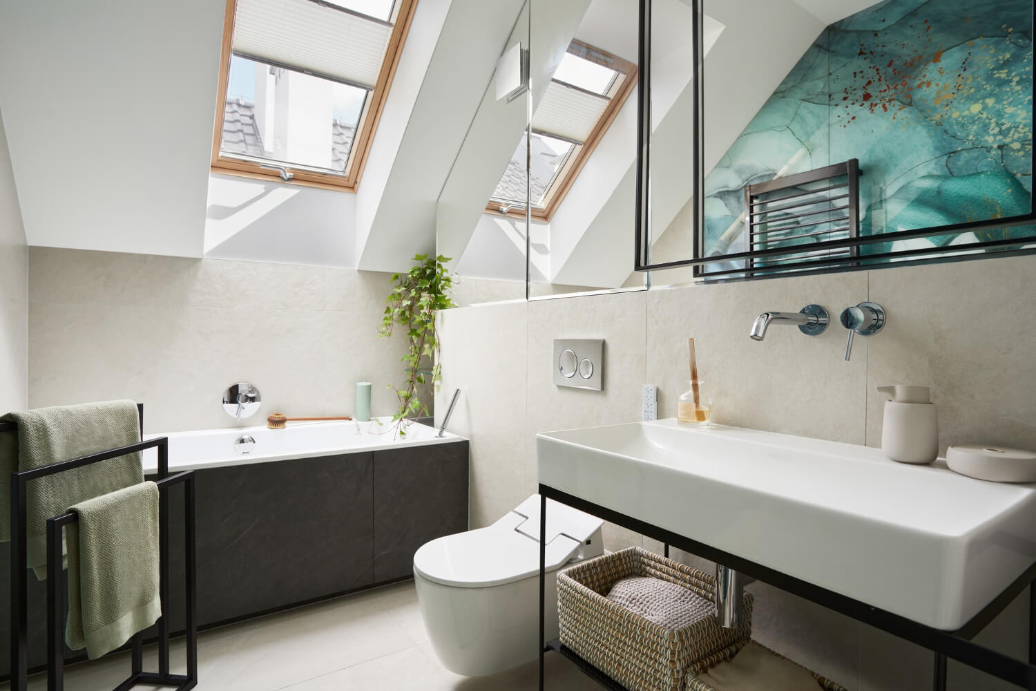 Small modern bathroom