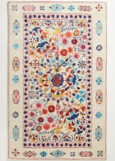 Badia white color rug