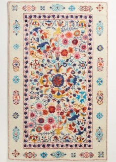 Badia white color rug