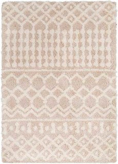 beige shag area rug