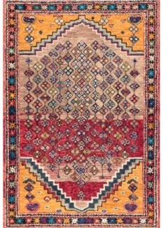 colorful bohemian rug