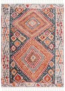 geometric pattern bohemian style rug
